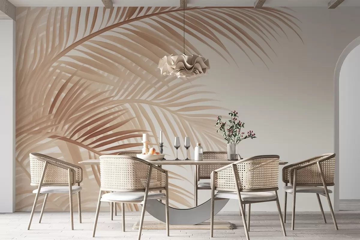 murales de pared Hojas de helecho w04884