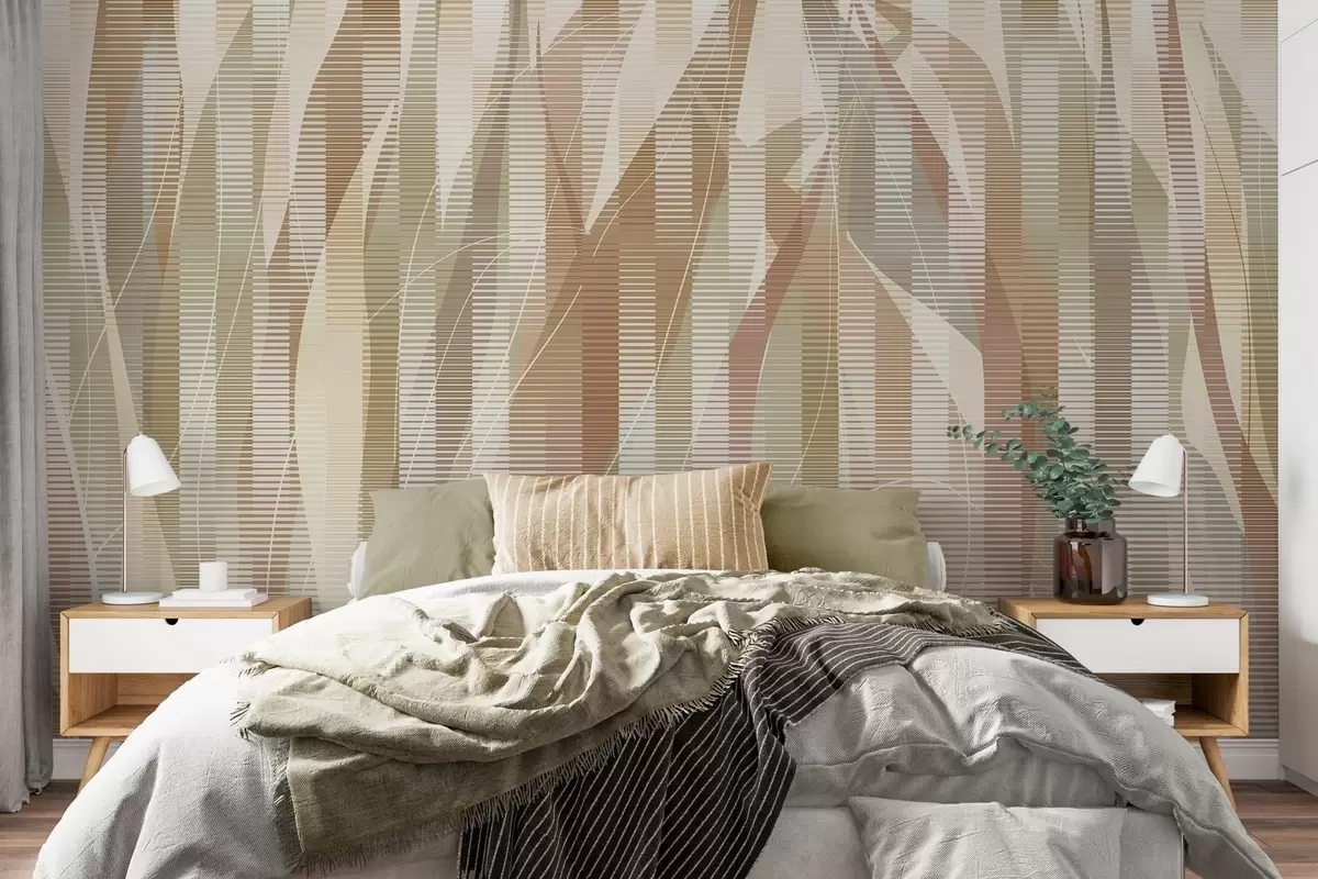 murales de pared Elementos entrelazados w04945