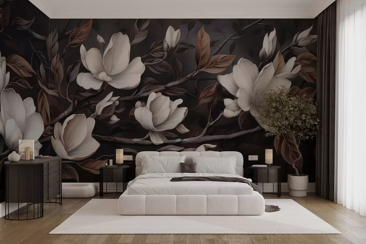 murales de pared Elegante rama de árbol w04950