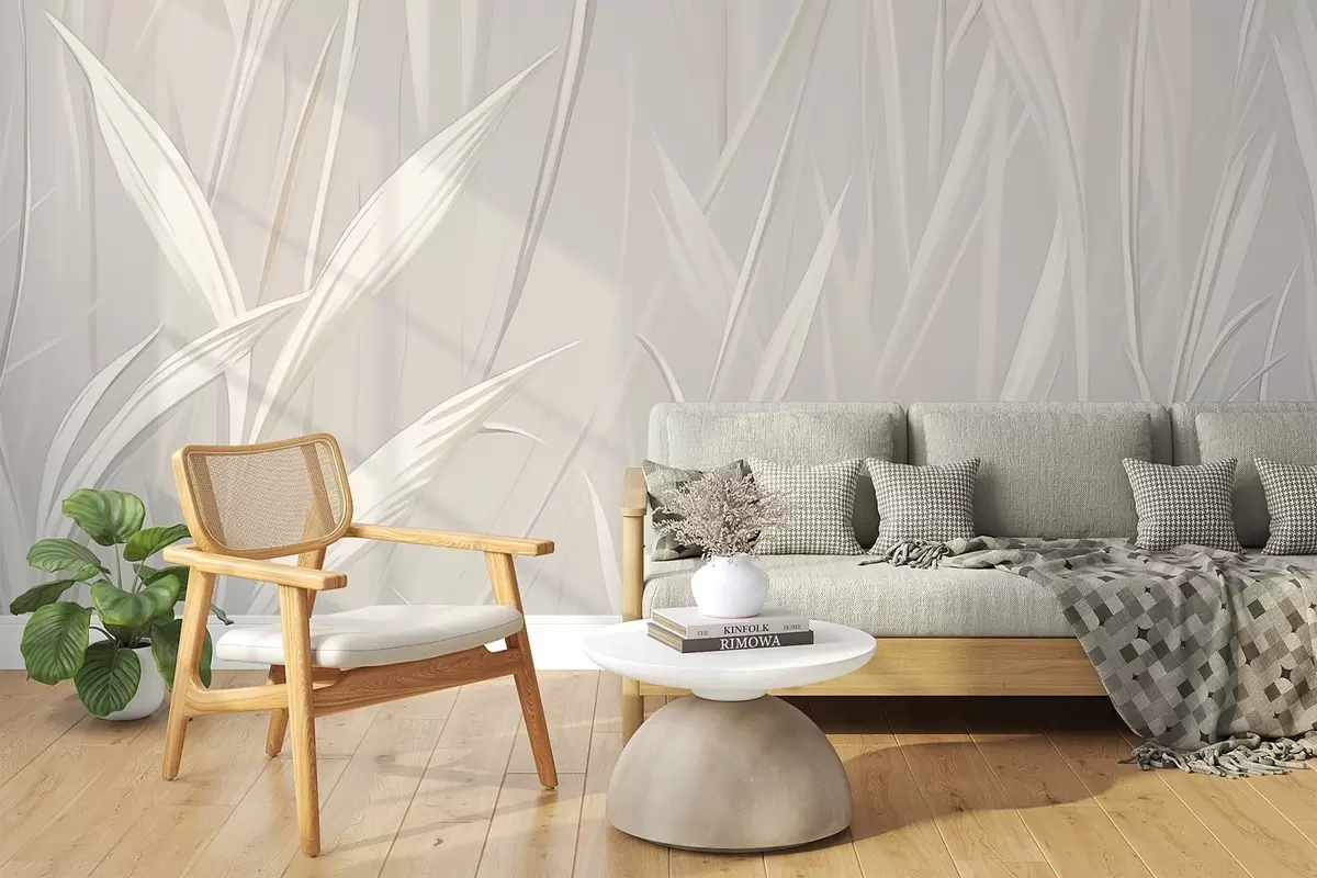 murales de pared Hierba abstracta w04915