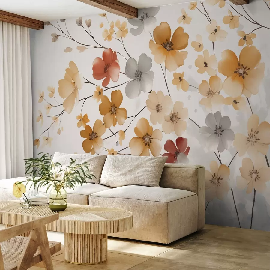 murales de pared Flores silvestres w04980
