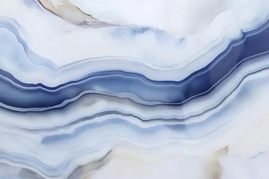 murales de pared Imitacione de mármol azul w04993