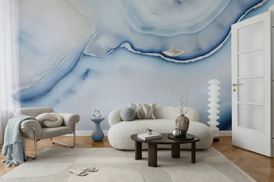 murales de pared Mármol delicado w05000