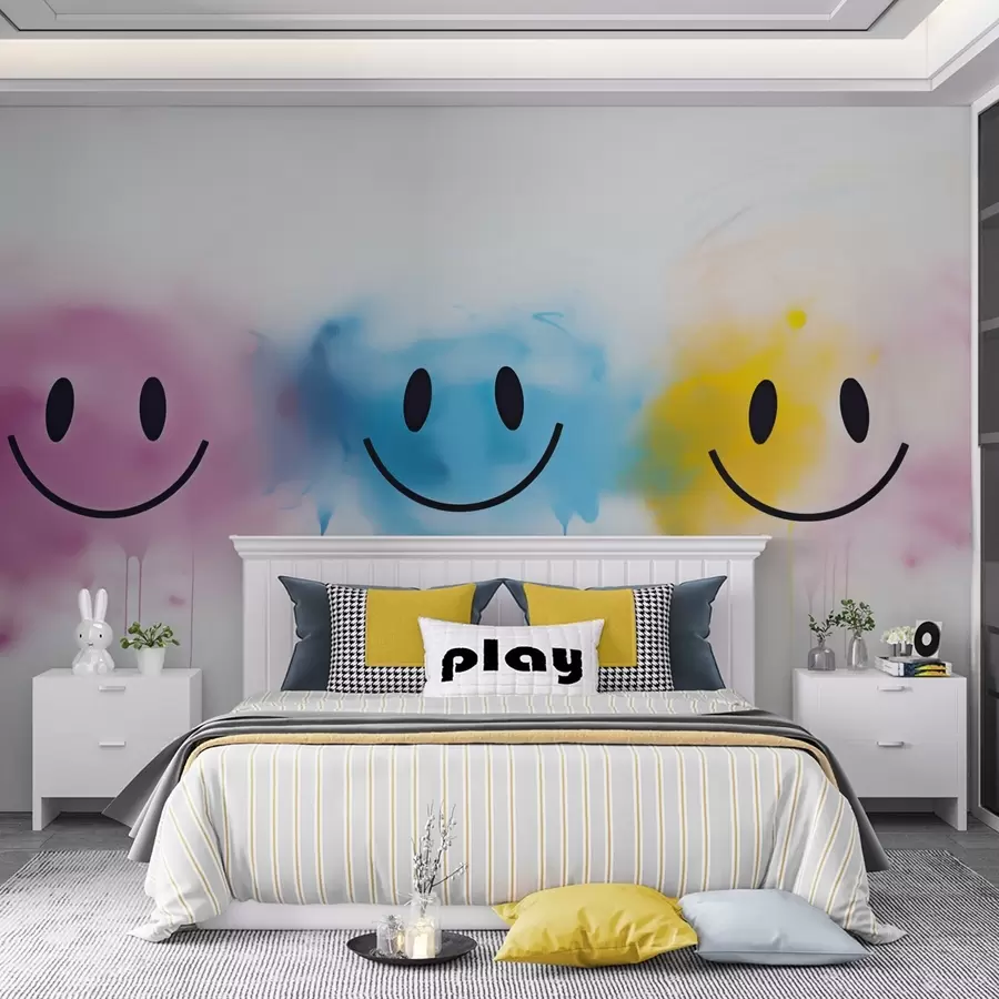 murales de pared Smileys w09600