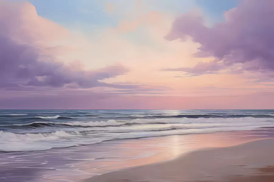 murales de pared Marea vespertina w05001