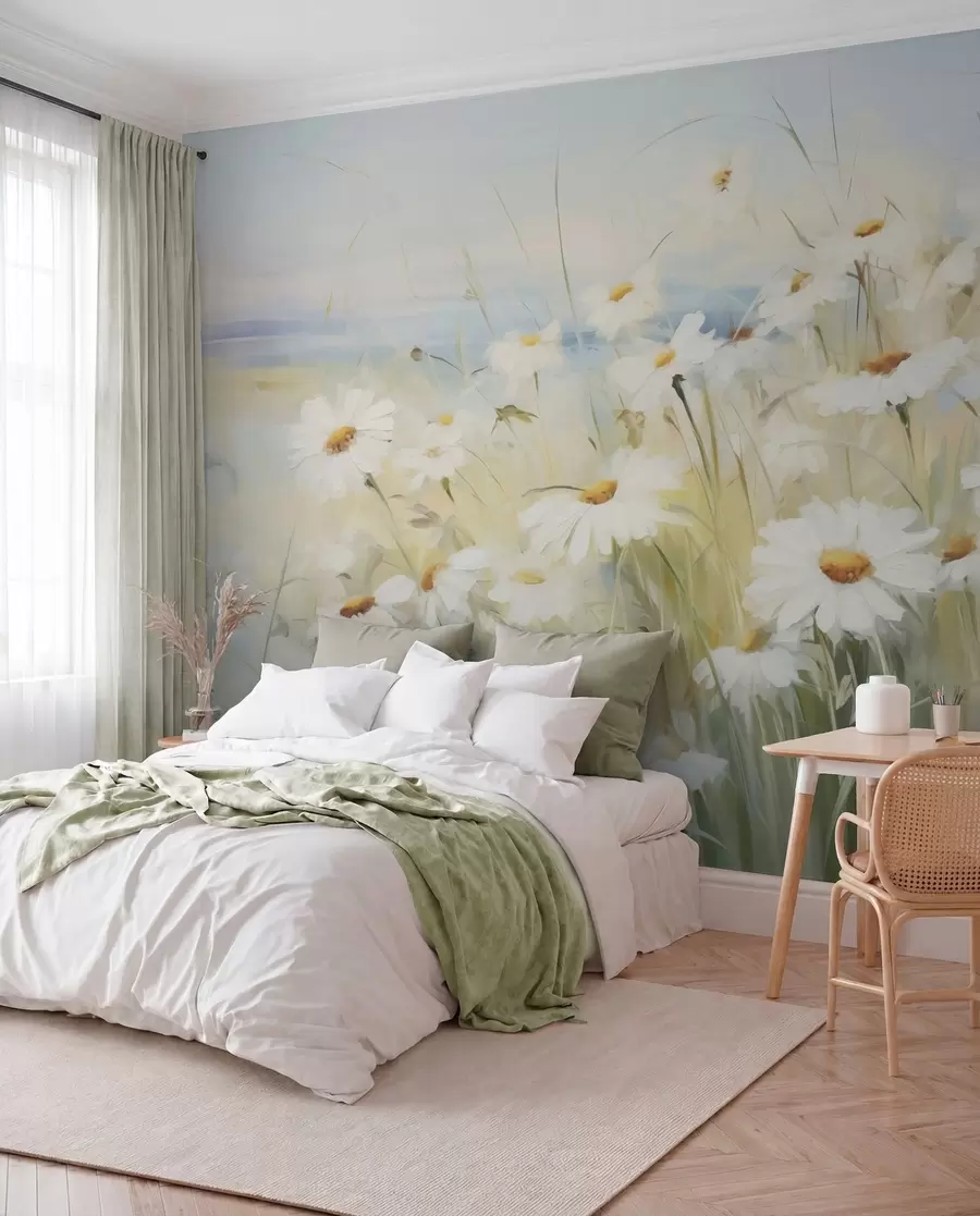 murales de pared Campo de flores w05035