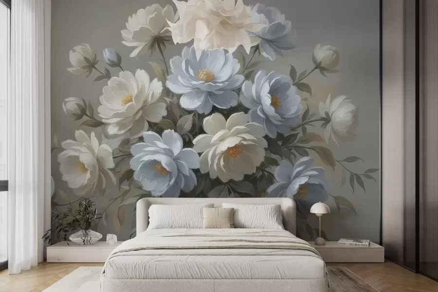 murales de pared Delicado ramo de flores w05049