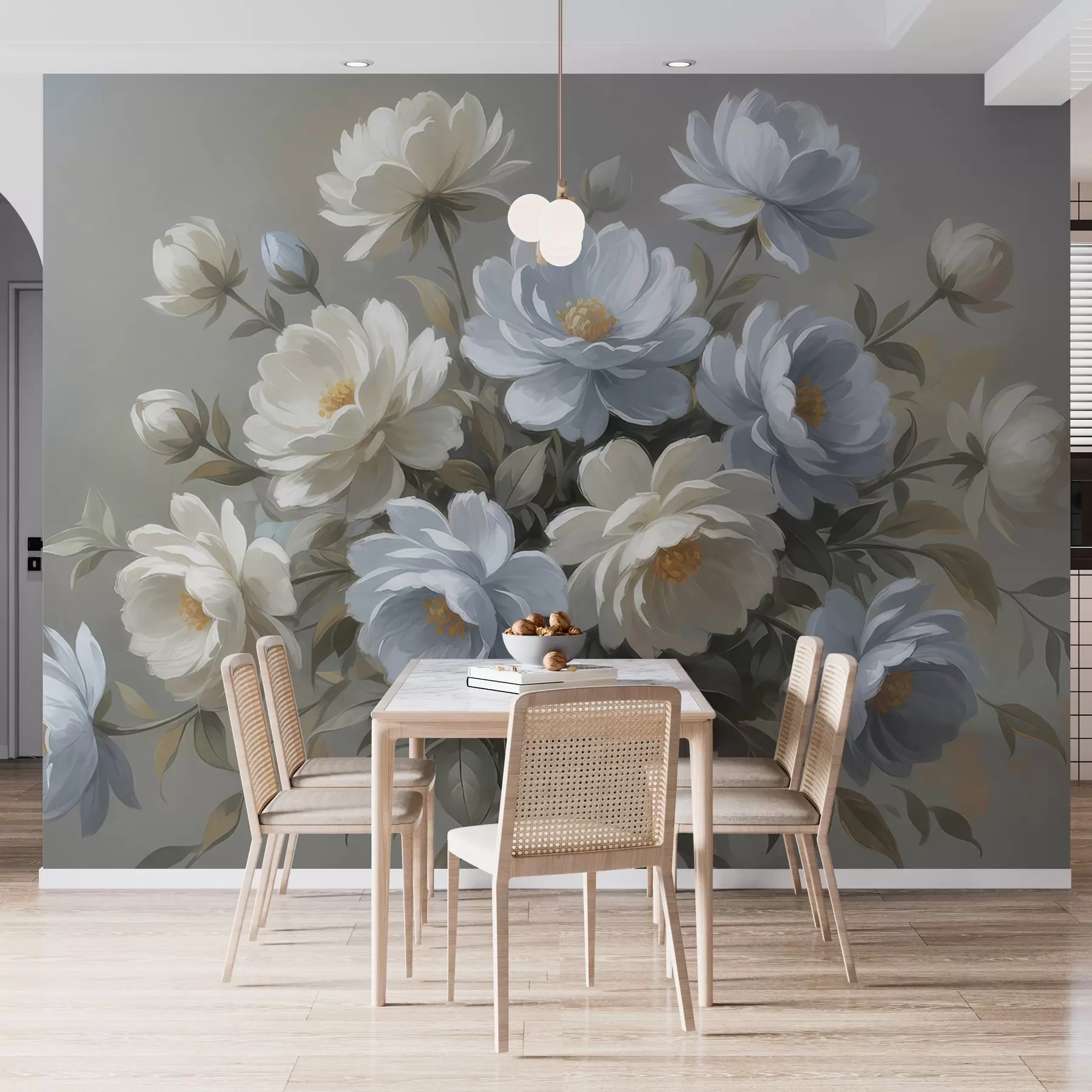 murales de pared Delicado ramo de flores w05049