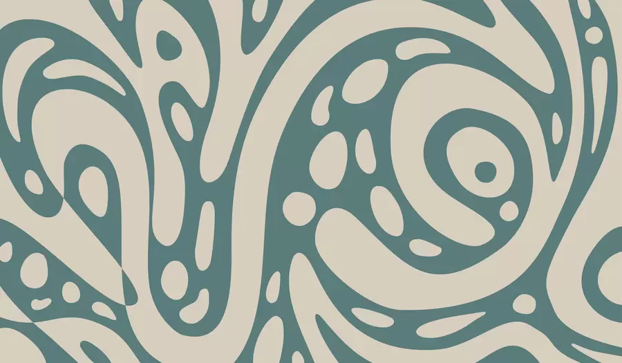 murales de pared Patrón abstracto con formas orgánicas fluidas. w05071