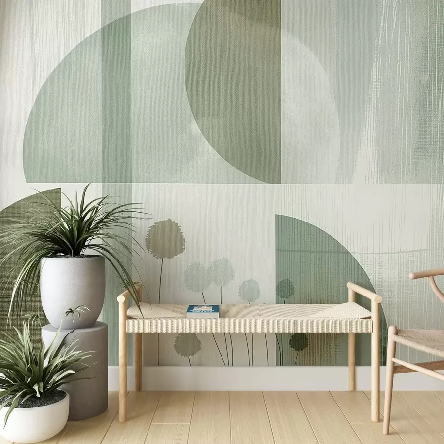 murales de pared Flores y textura w09627v2