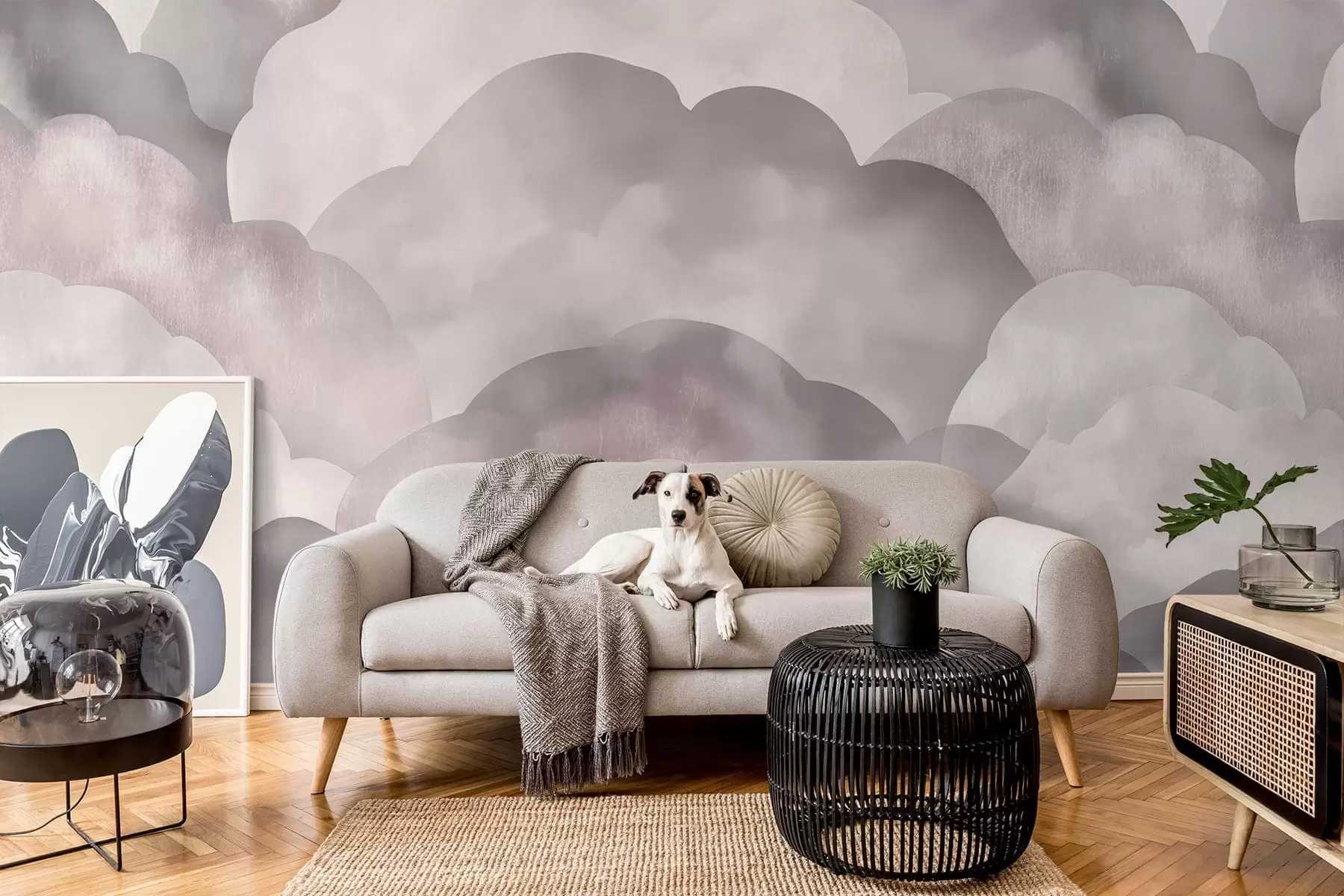 murales de pared Nubes w09628v1