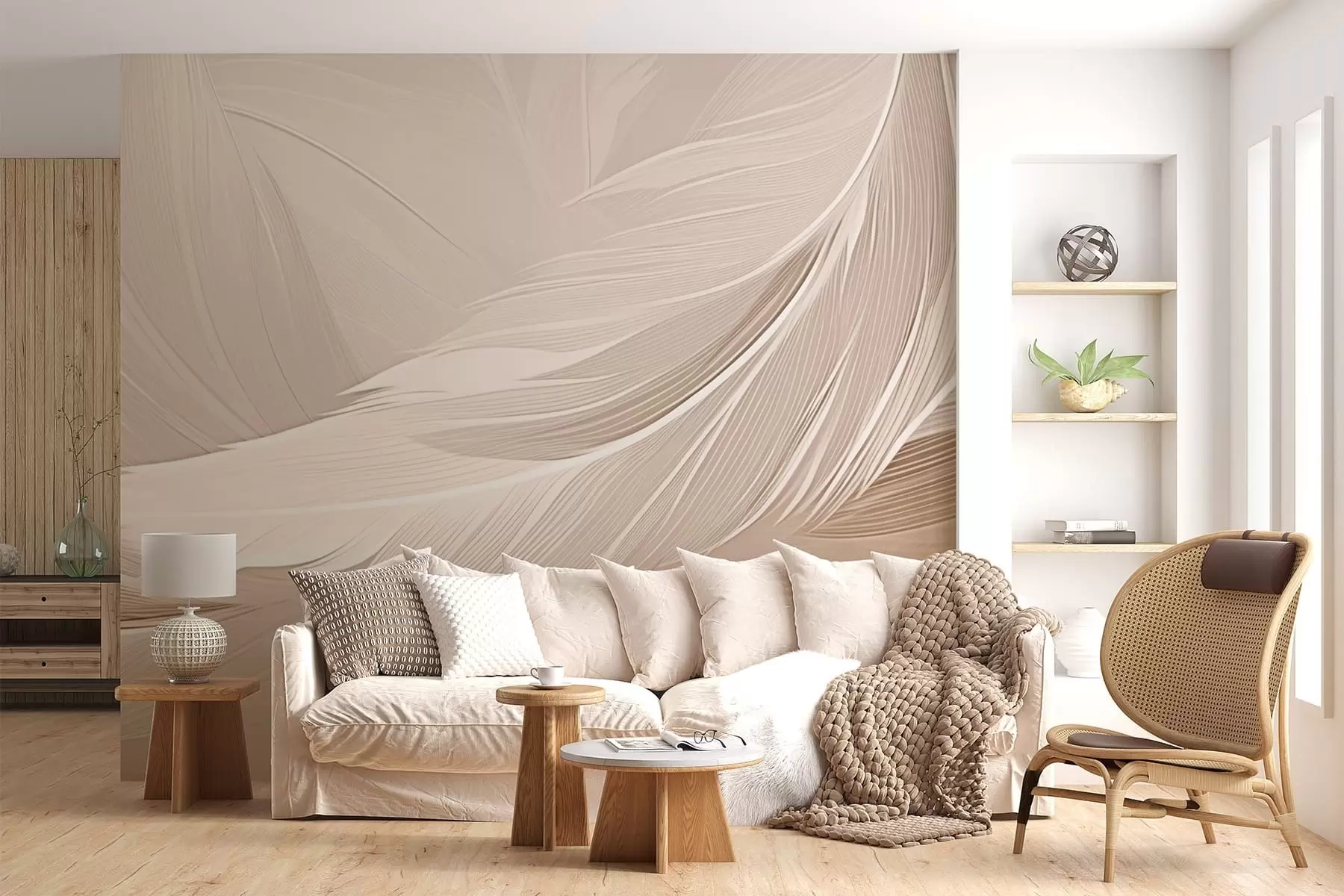 murales de pared Plumas w05104