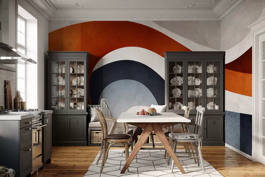 murales de pared Espacio geométrico w05169