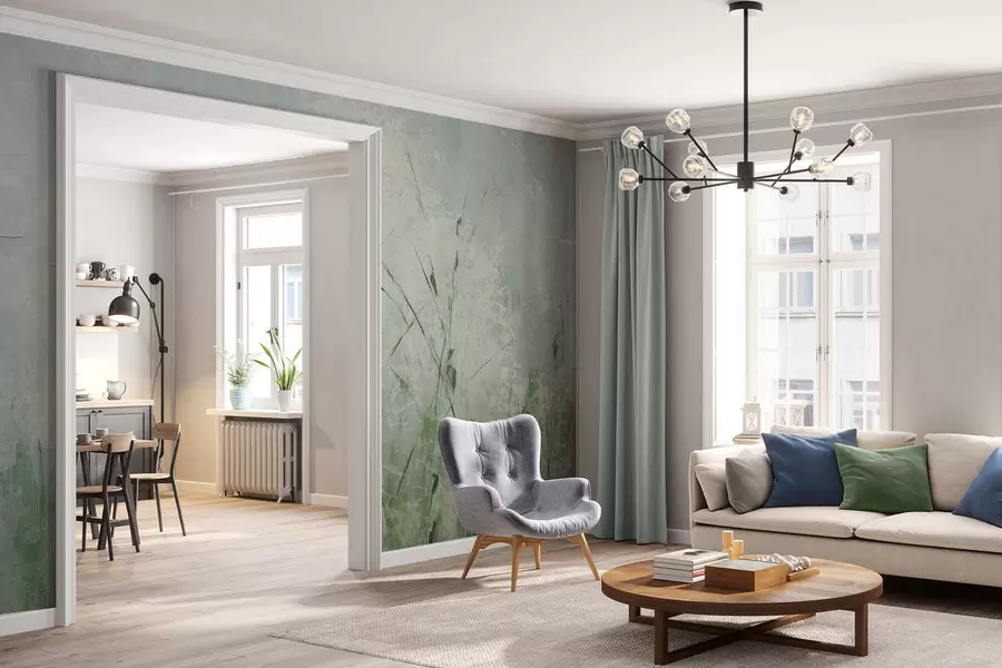 murales de pared Ligereza de la hierba w05176