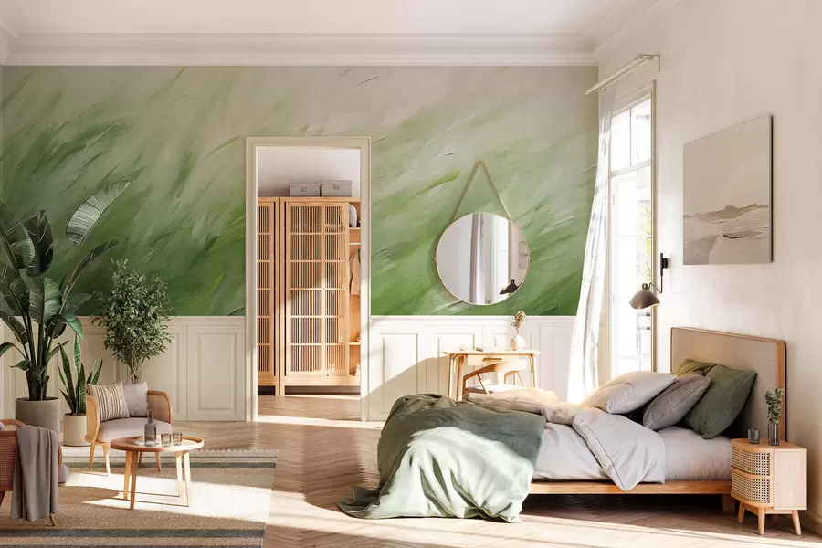 murales de pared Aliento de hierba w05183