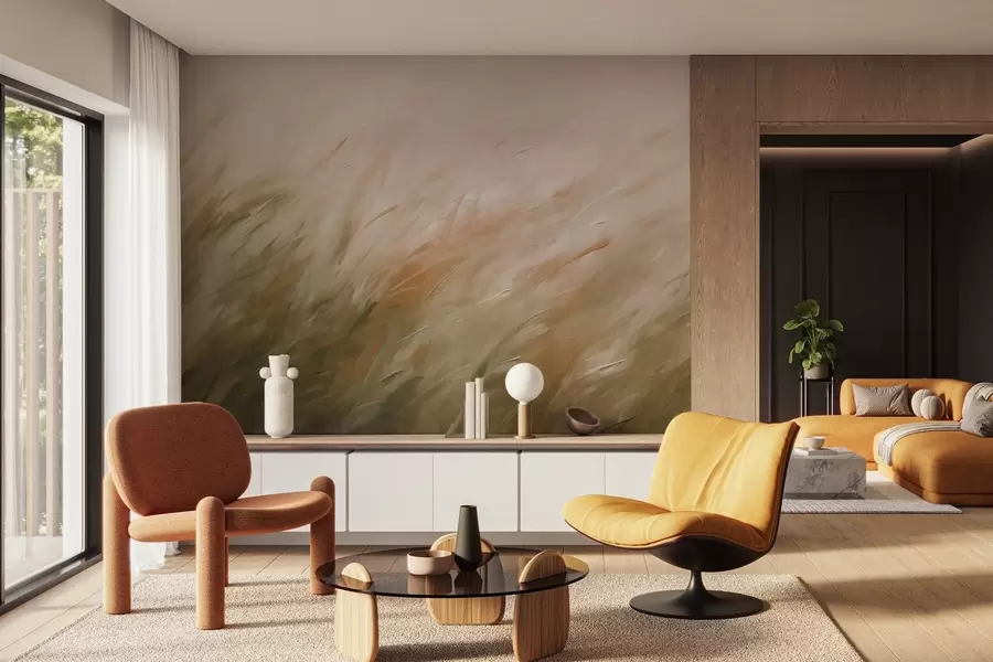 murales de pared Aliento de hierba w05183v1