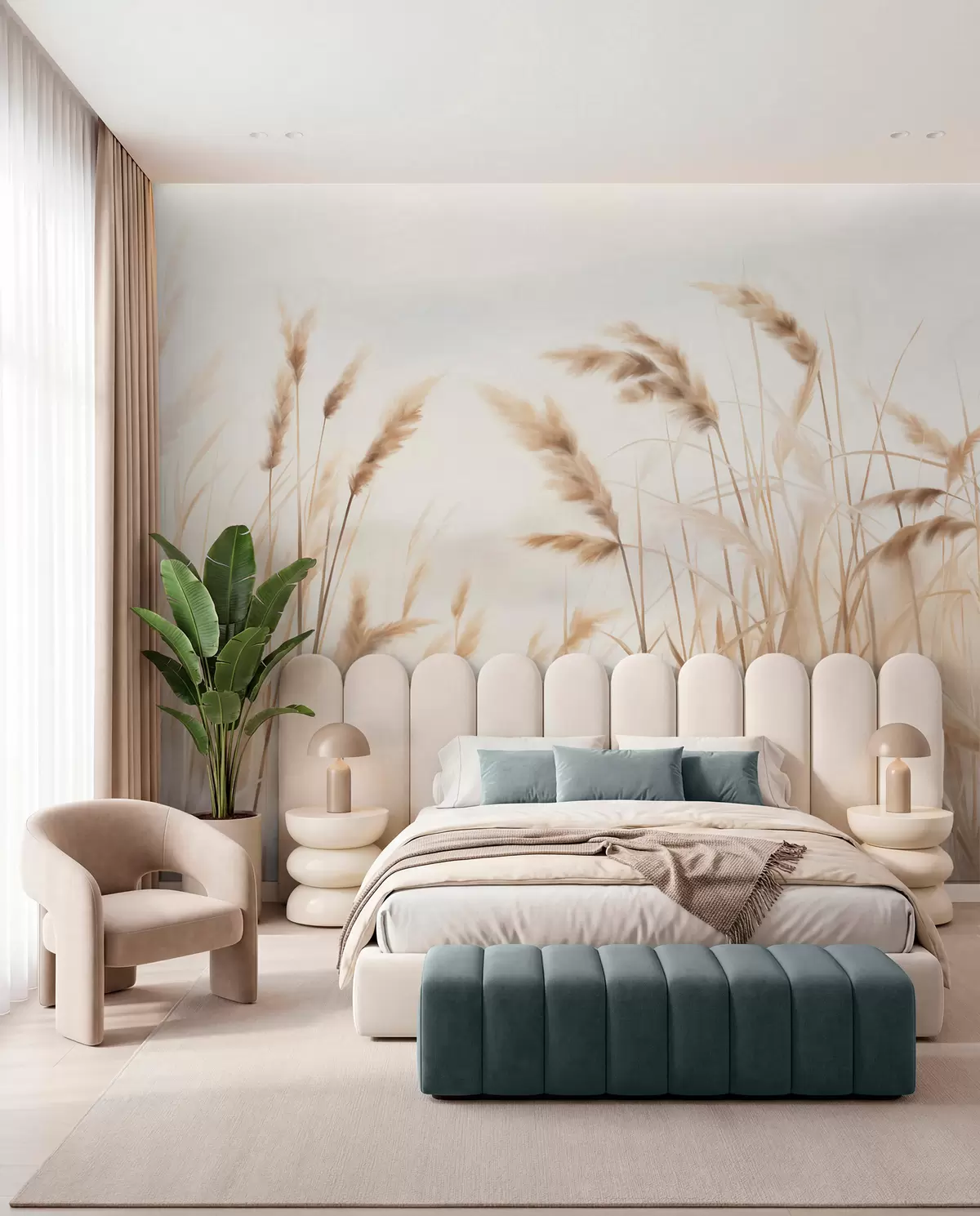 murales de pared Hierbas doradas w09648