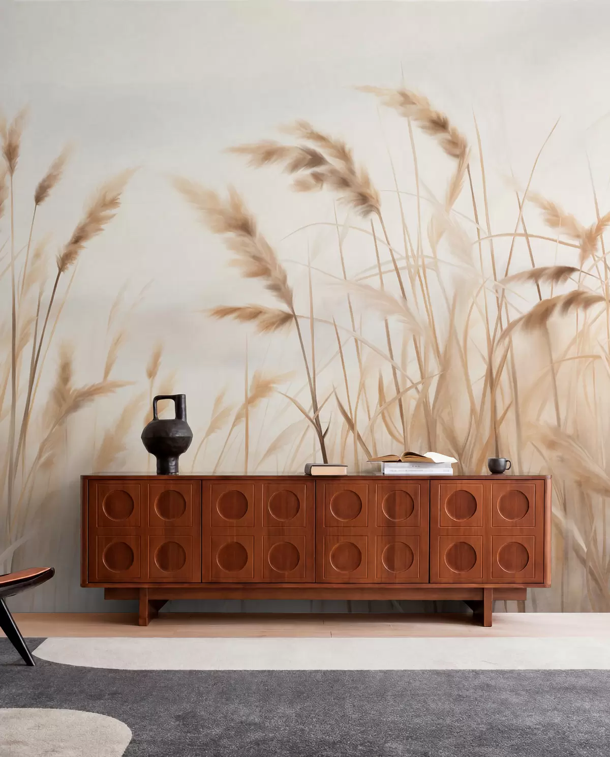 murales de pared Hierbas doradas w09648