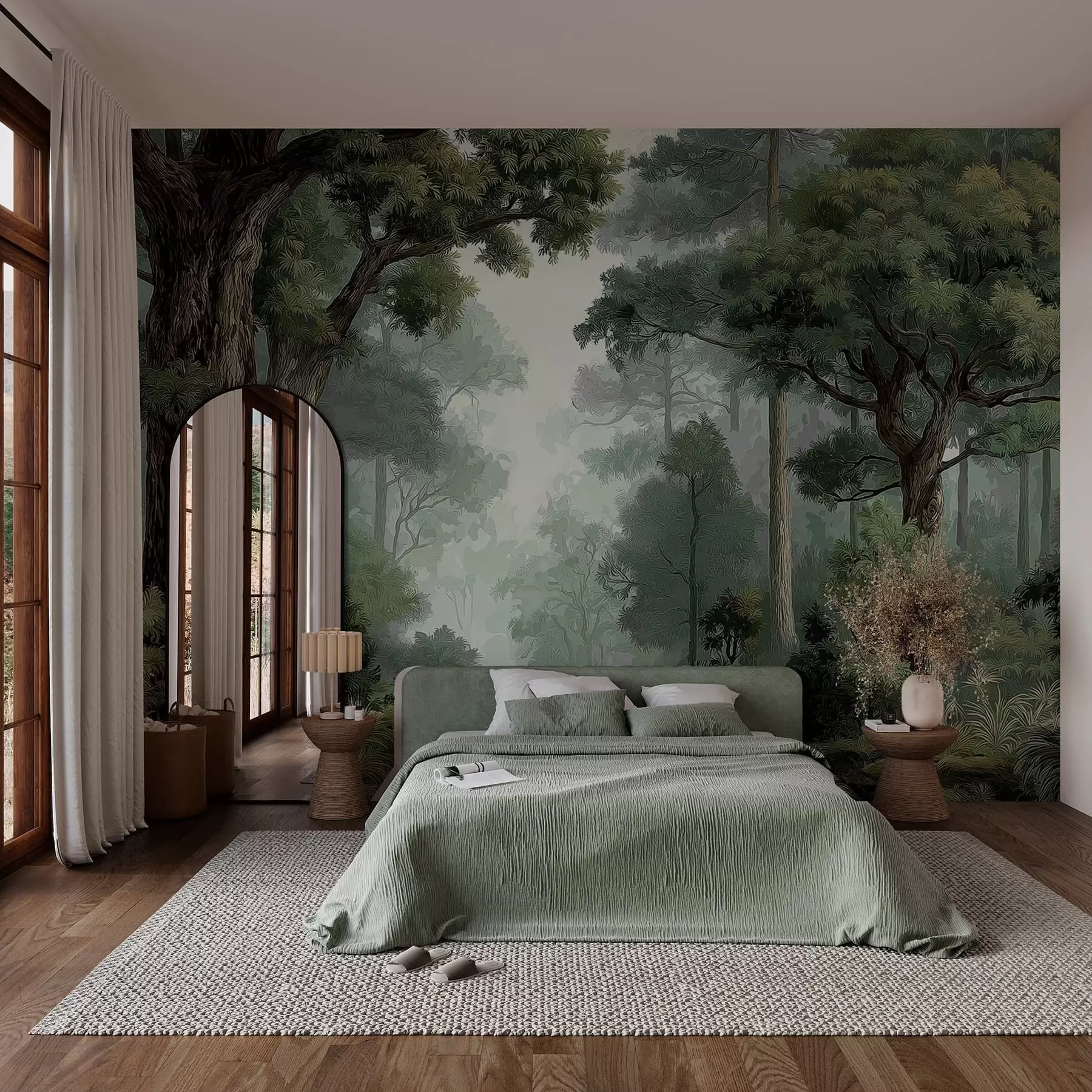 murales de pared Bosque caducifolio w05196