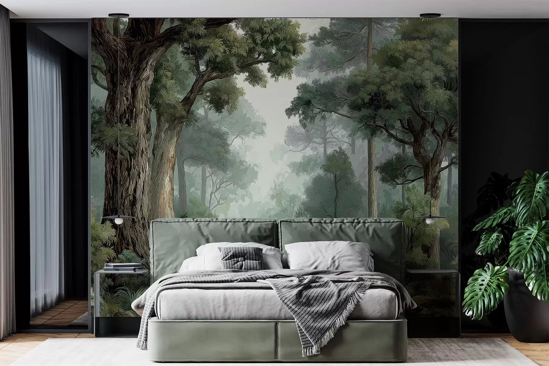 murales de pared Bosque caducifolio w05196