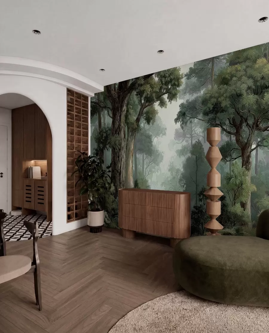 murales de pared Bosque caducifolio w05196