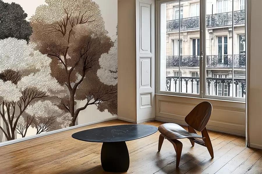 murales de pared Bosque caducifolio w05198