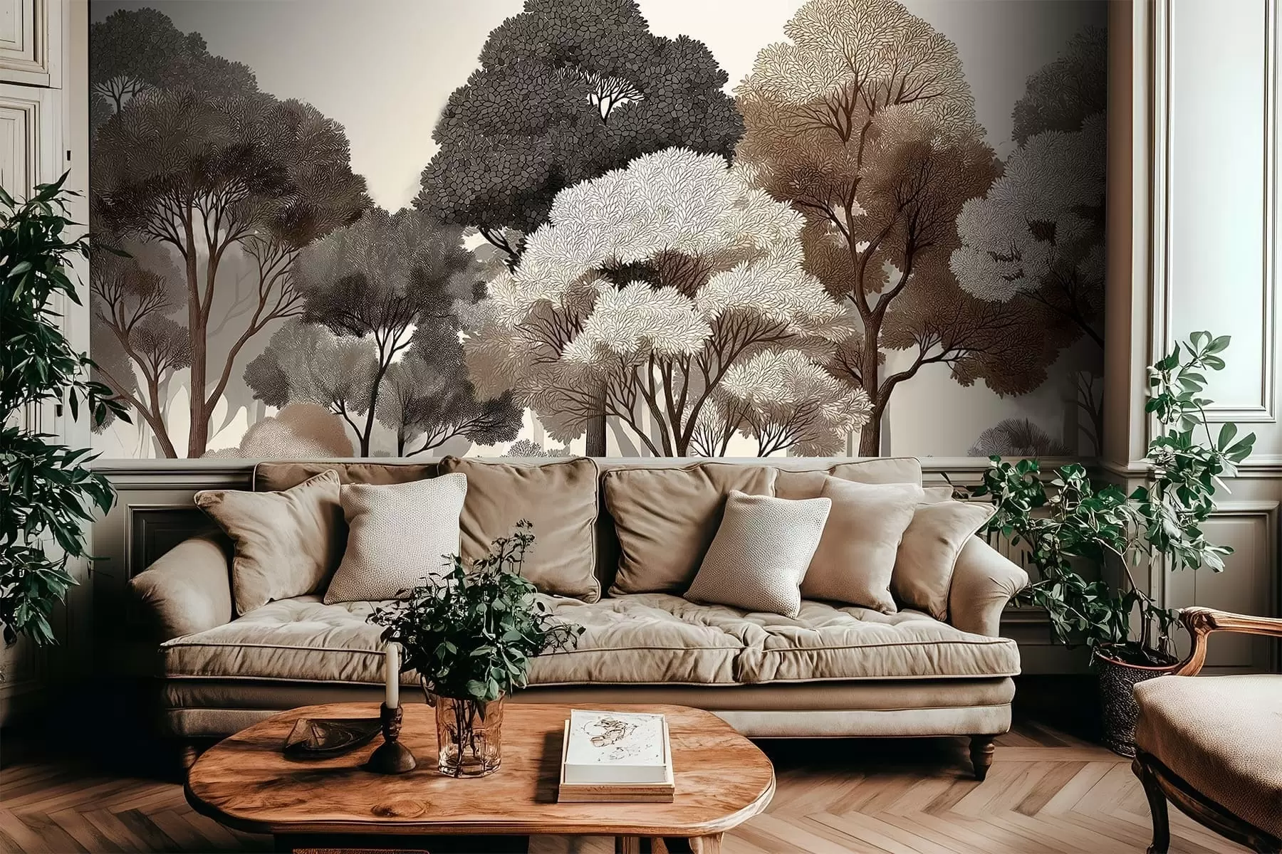 murales de pared Bosque caducifolio w05198