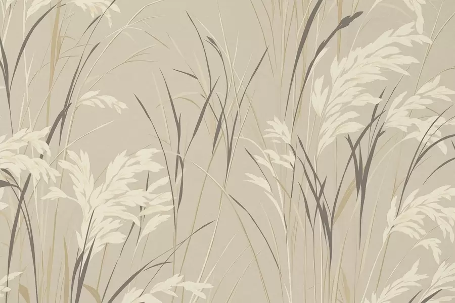 murales de pared Tallos delgados de flores silvestres w09696