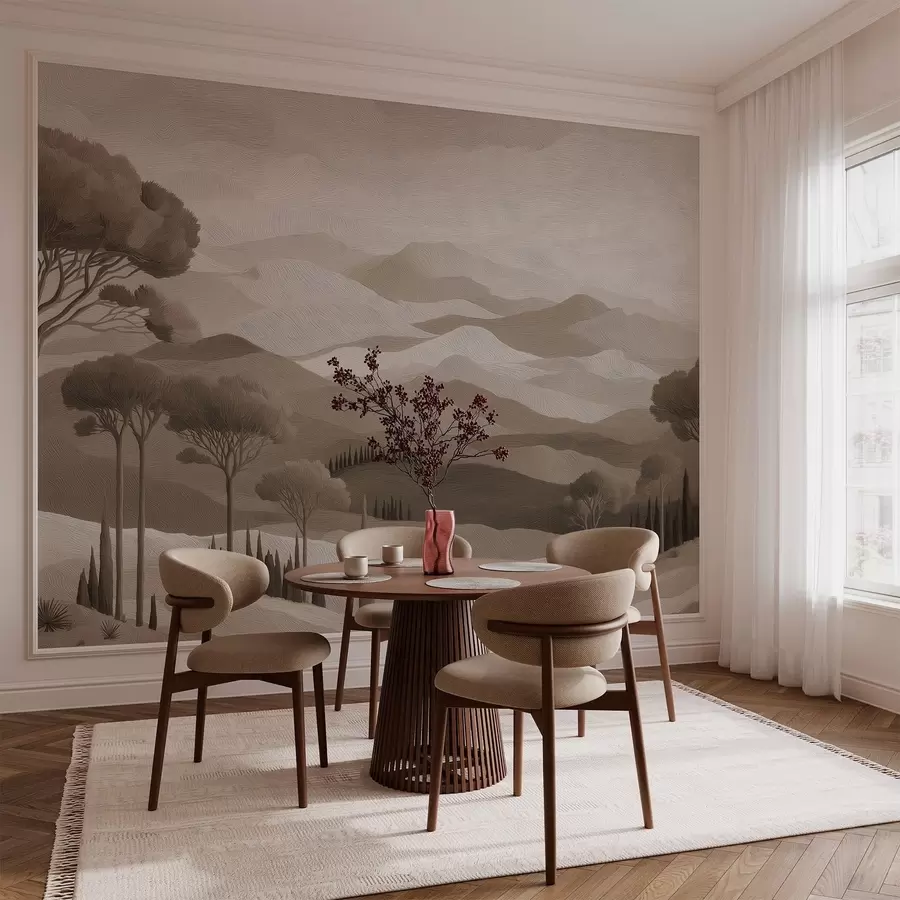 murales de pared Paisaje en estilo pintura al óleo w05258v1