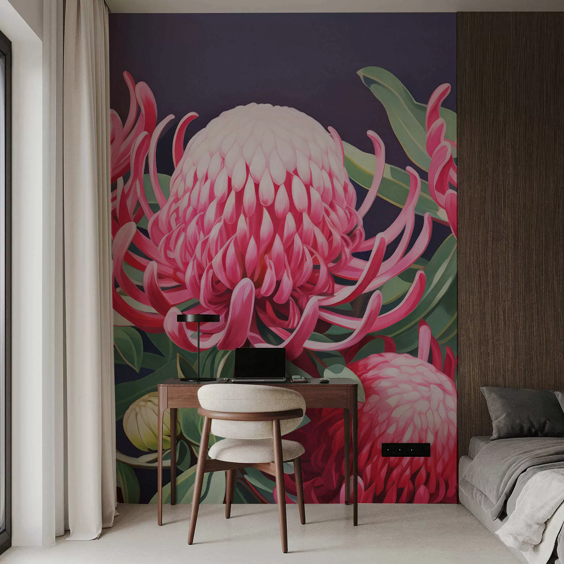 murales de pared Protea real w05308