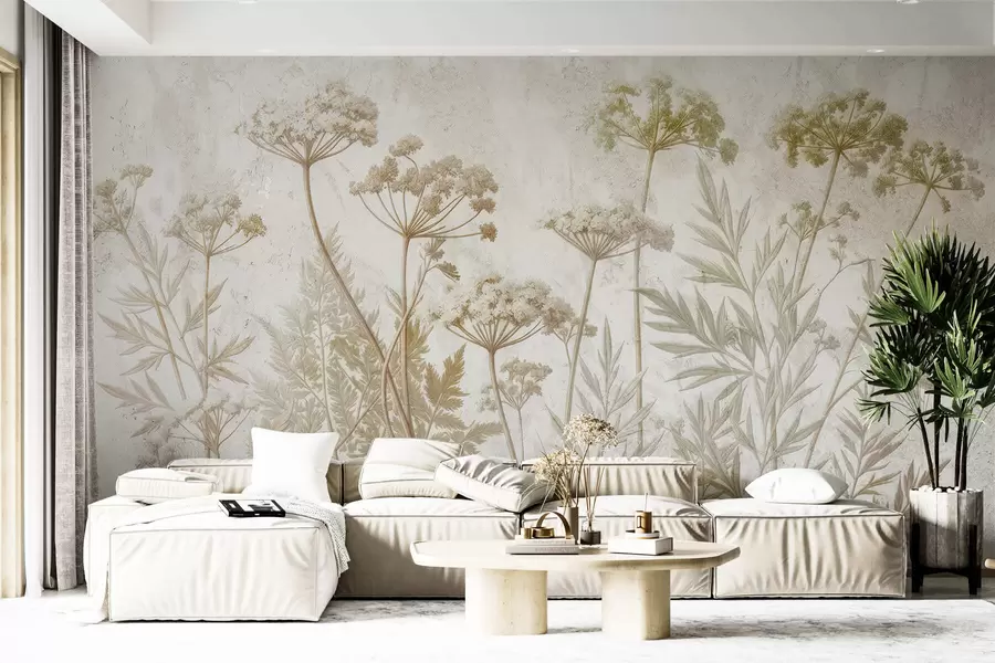 murales de pared Flores eternas entrelazadas w05369