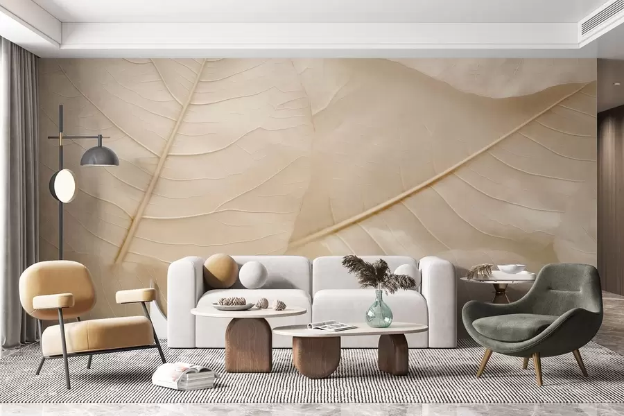murales de pared Hoja elegante w05328v1