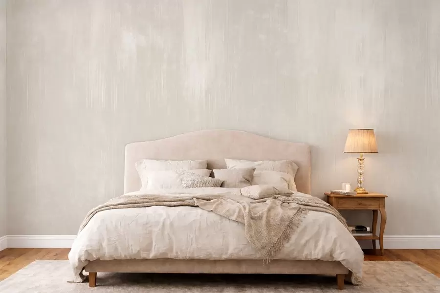 murales de pared Fondo beige claro con una sutil textura vertical w05121