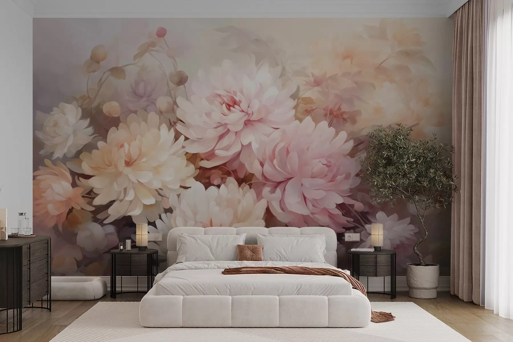 murales de pared Flores w05073