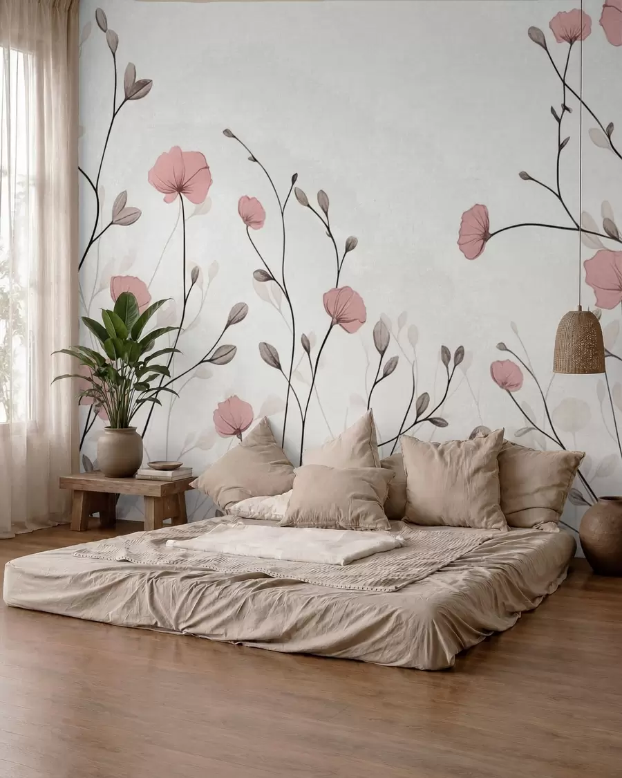 murales de pared Flores silvestres w05485