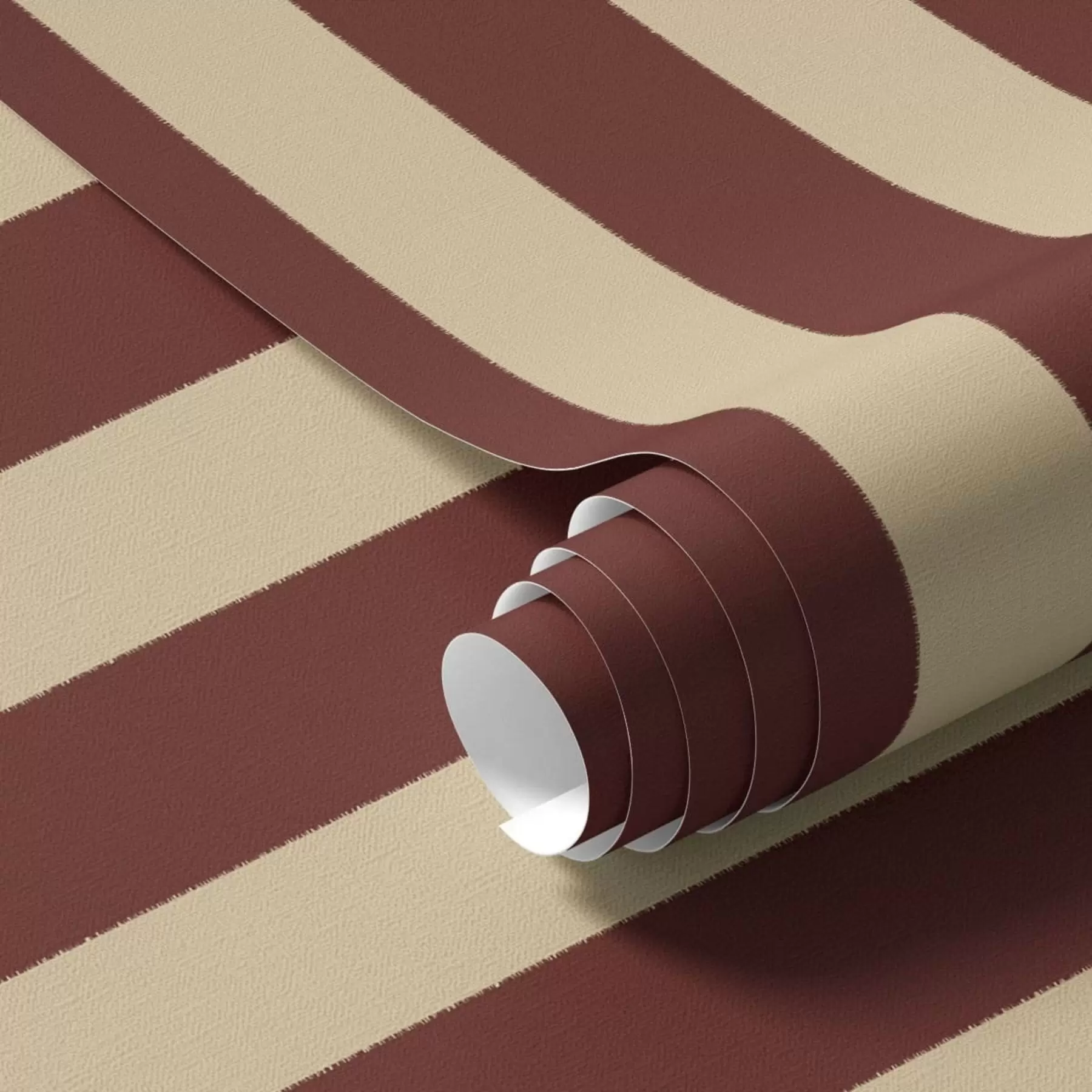 murales de pared Rayas verticales rojas y beige a01179