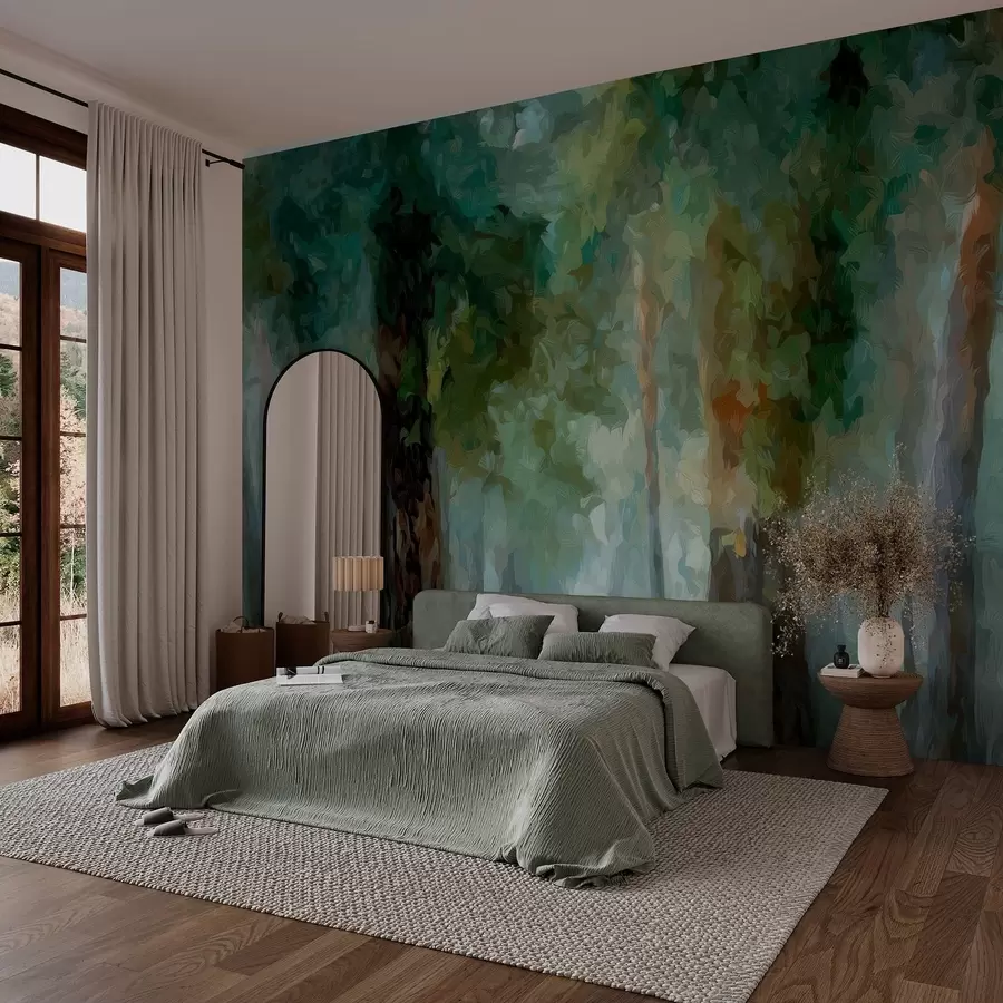murales de pared Bosque caducifolio w05508