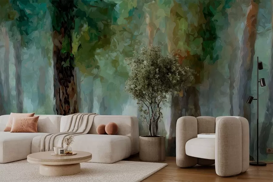 murales de pared Bosque caducifolio w05508