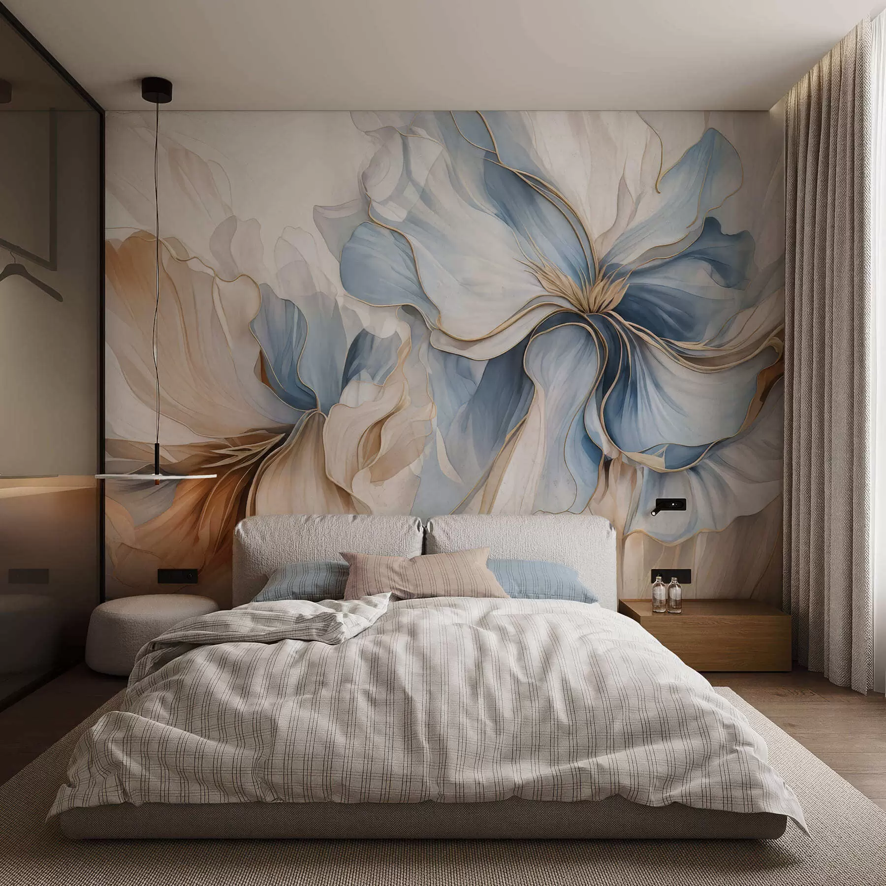 murales de pared Pétalos de luz w05578