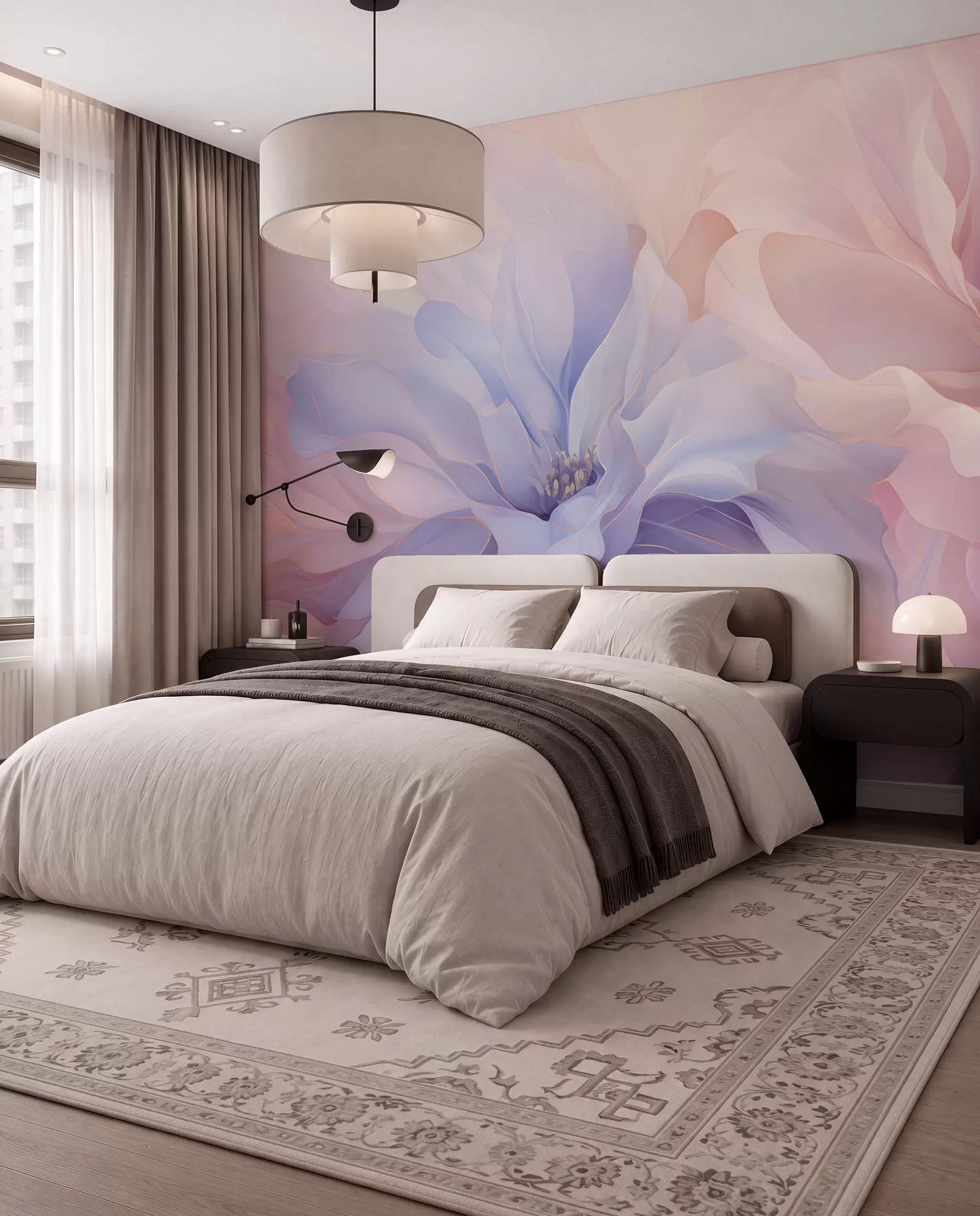 murales de pared Pétalos etéreos w05580