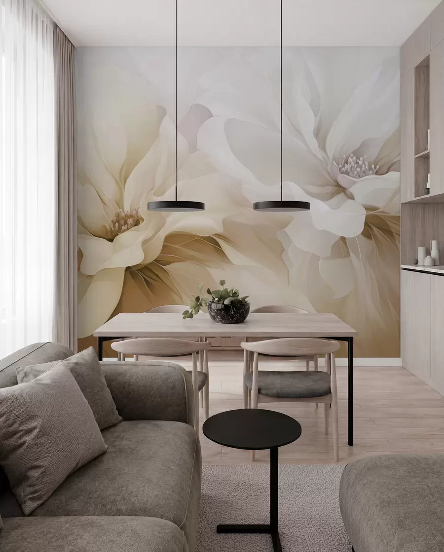 murales de pared Pétalos etéreos w05580v1