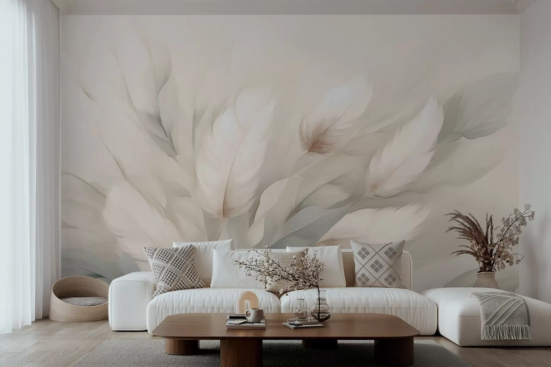 murales de pared Plumas abstractas w05662