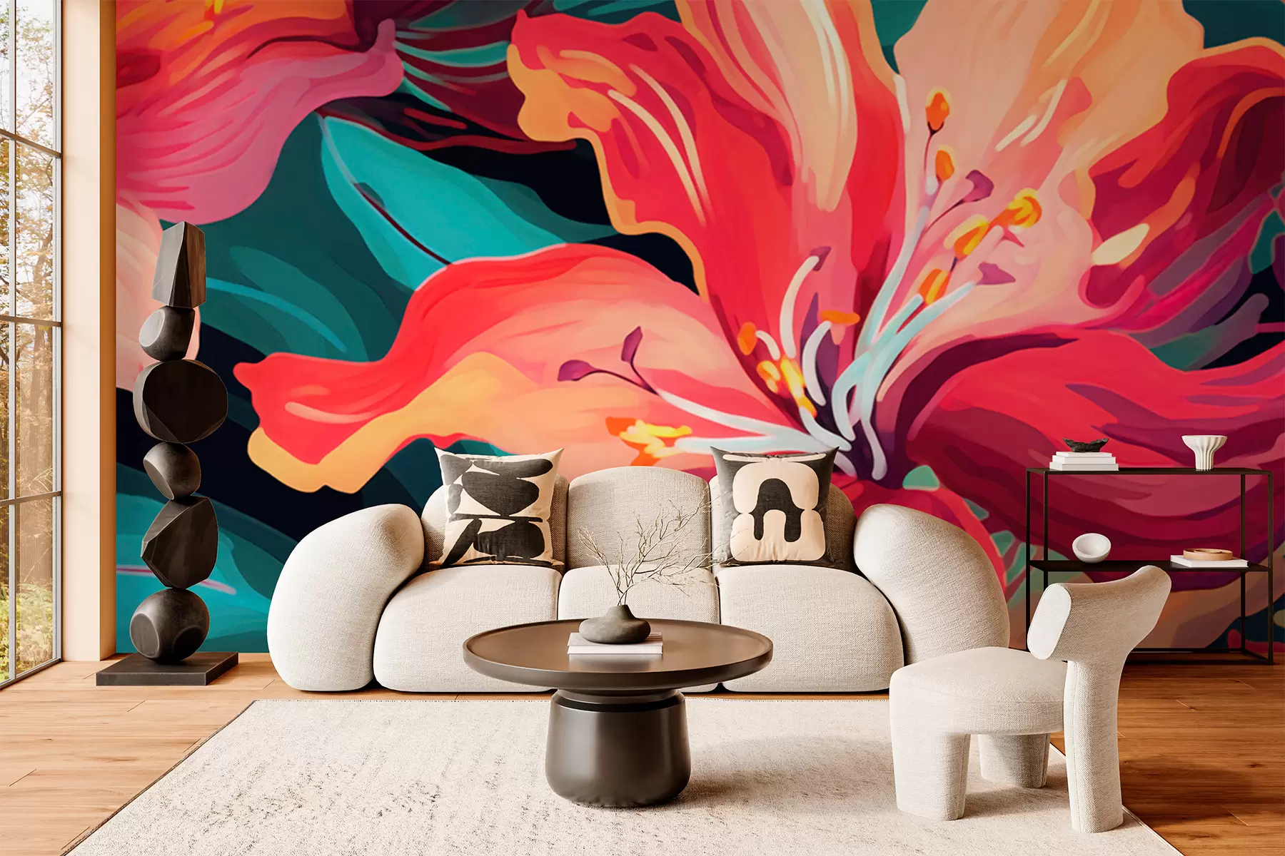 murales de pared Lirios w05675