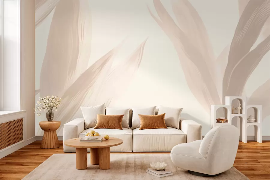murales de pared Hojas puntiagudas w05680