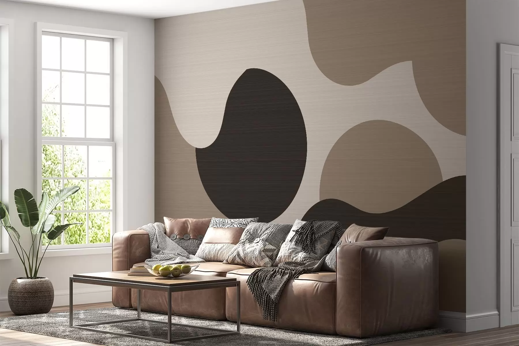 murales de pared Formas orgánicas w05655