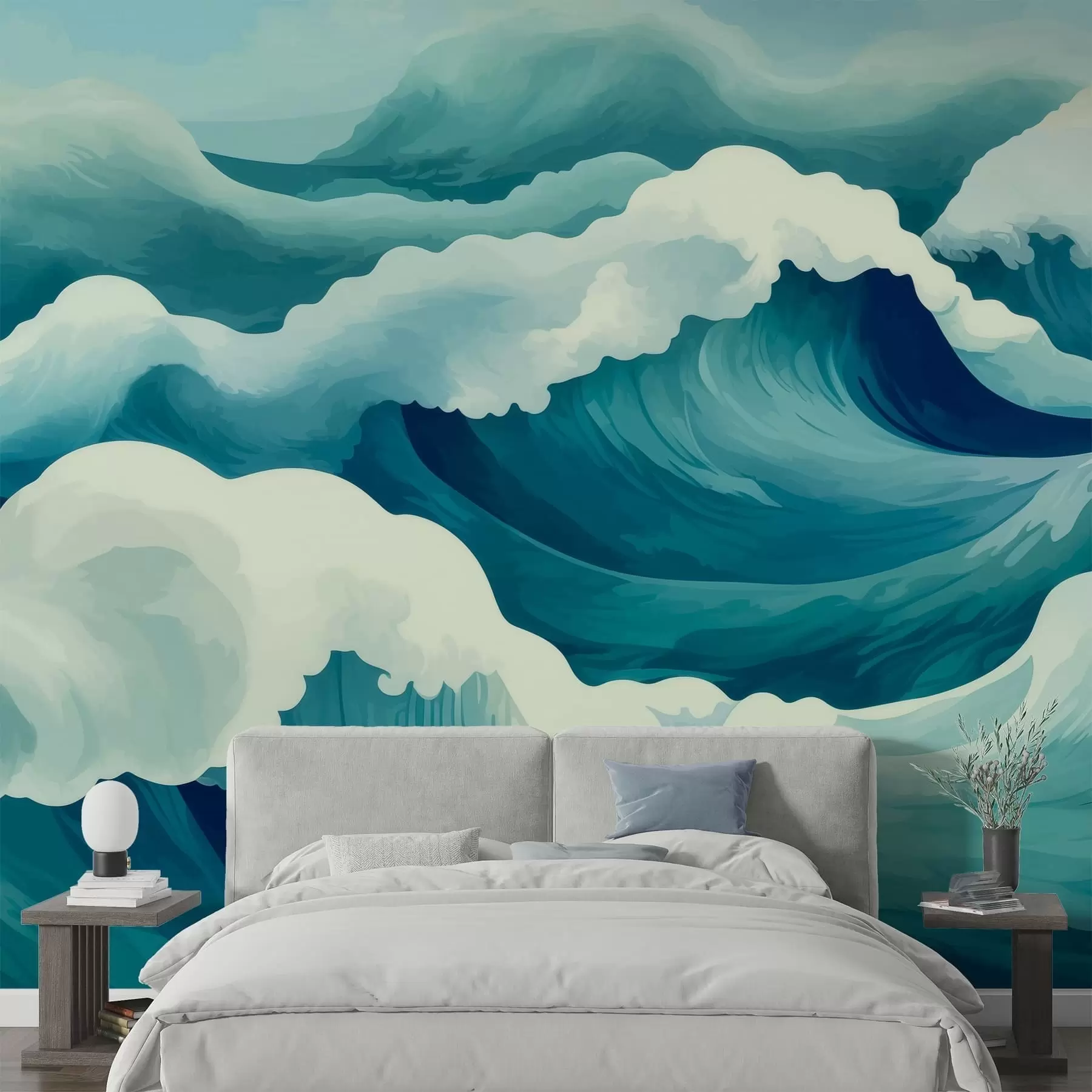 murales de pared Corrientes marinas w05476