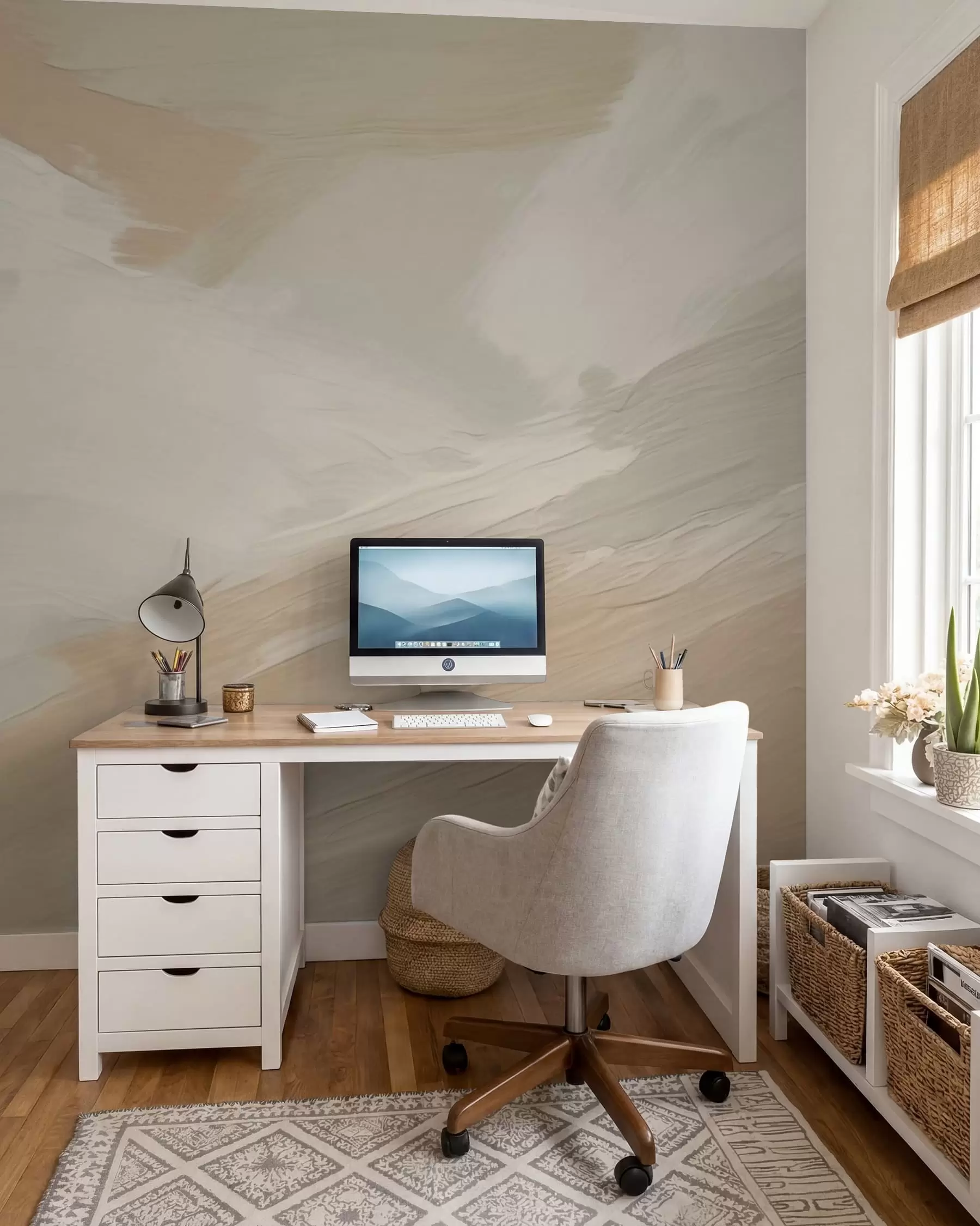 murales de pared Textura artesanal w05558