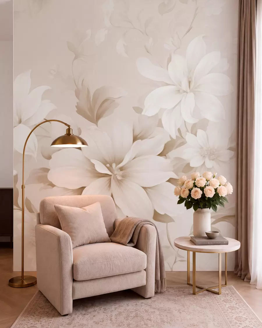 murales de pared Flores clásicas w05437v1