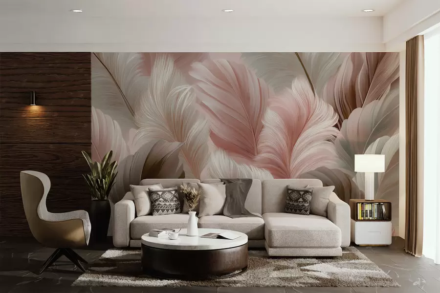 murales de pared Plumas w05743