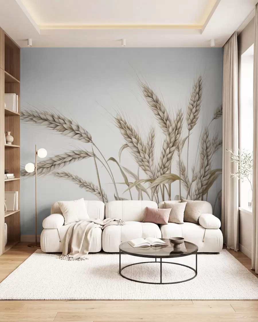 murales de pared Espiguillas delicadas w05714